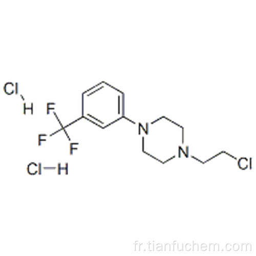 1- (2-chloroéthyl) -4- [3- (trifluorométhyl) phényl] pipérazine CAS 57061-71-9